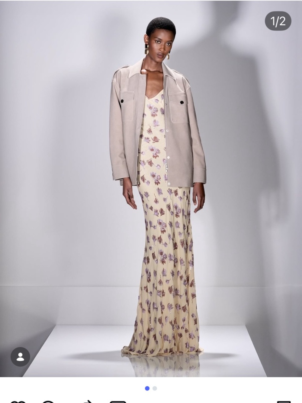 Self-Portrait ‘25 Maxi Black Shimmer Dress. New.